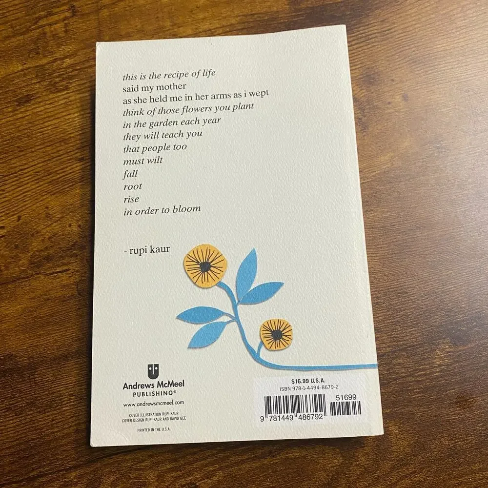Sun and Her Flowers by Rupi Kaur (2017, Trade Paperback)